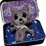 Handmade Anxiety Wolfie In A Tin