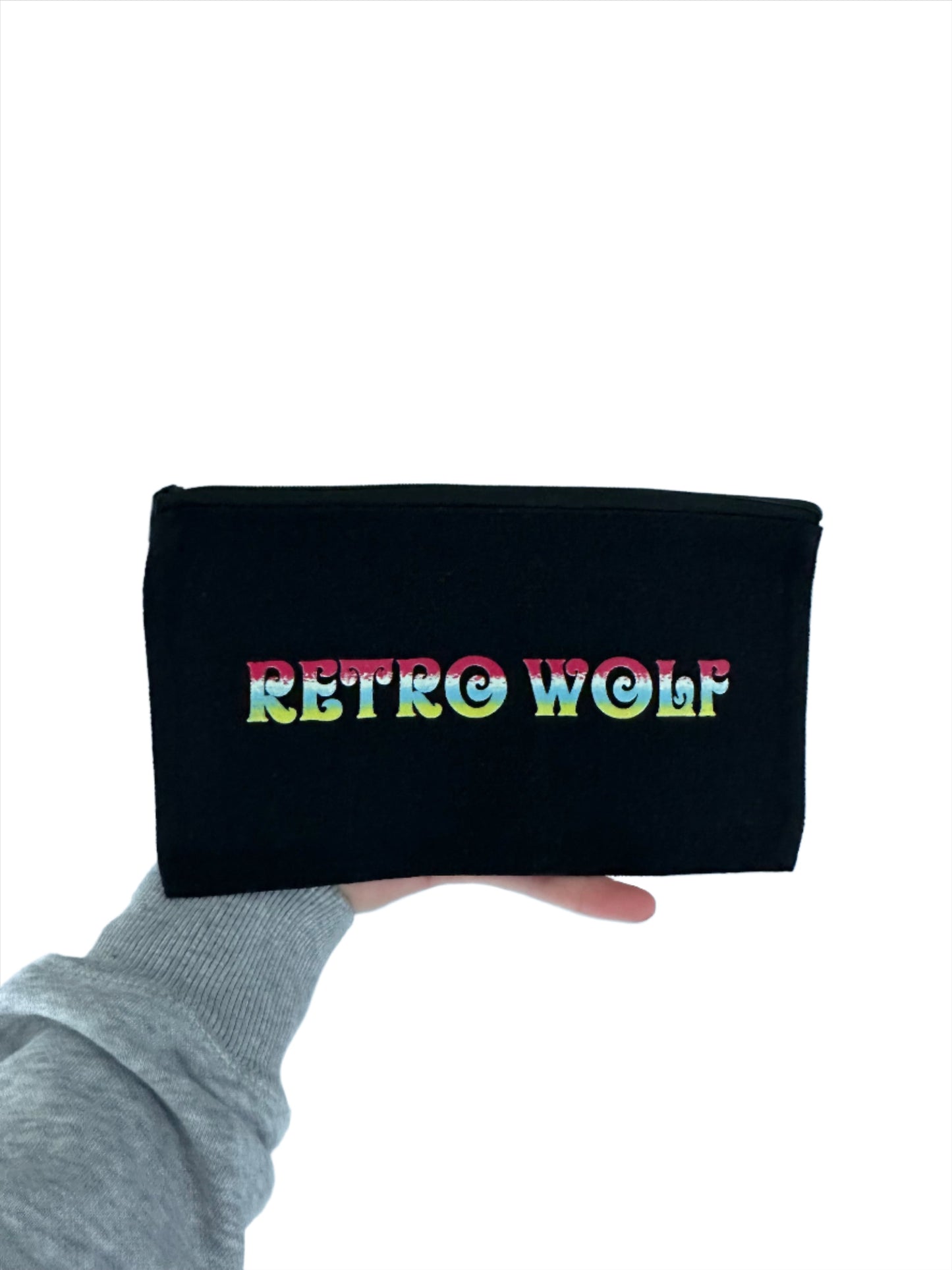 RETRO WOLF PENCIL CASE