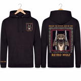 BREAK OUT RETRO WOLF HOODIE