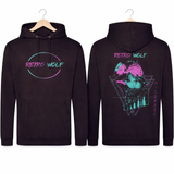 NEON HOWLING WOLF HOODIE