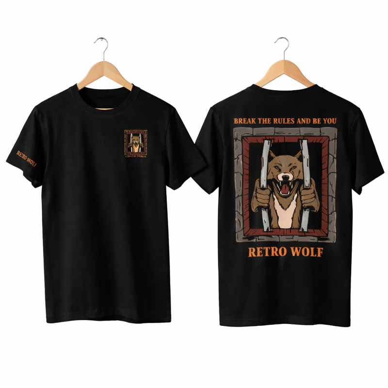 BREAK OUT RETRO WOLF TEE