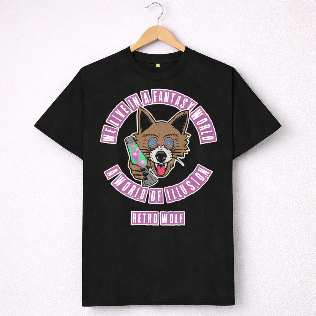 RETRO ILLUSION FRONT PRINT TEE