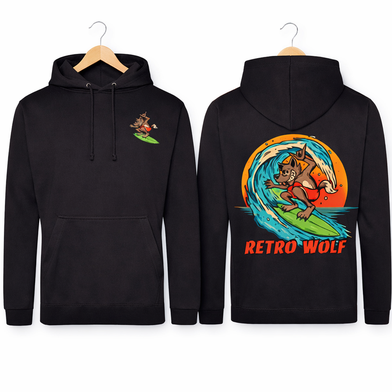 SURFER WOLF HOODIE
