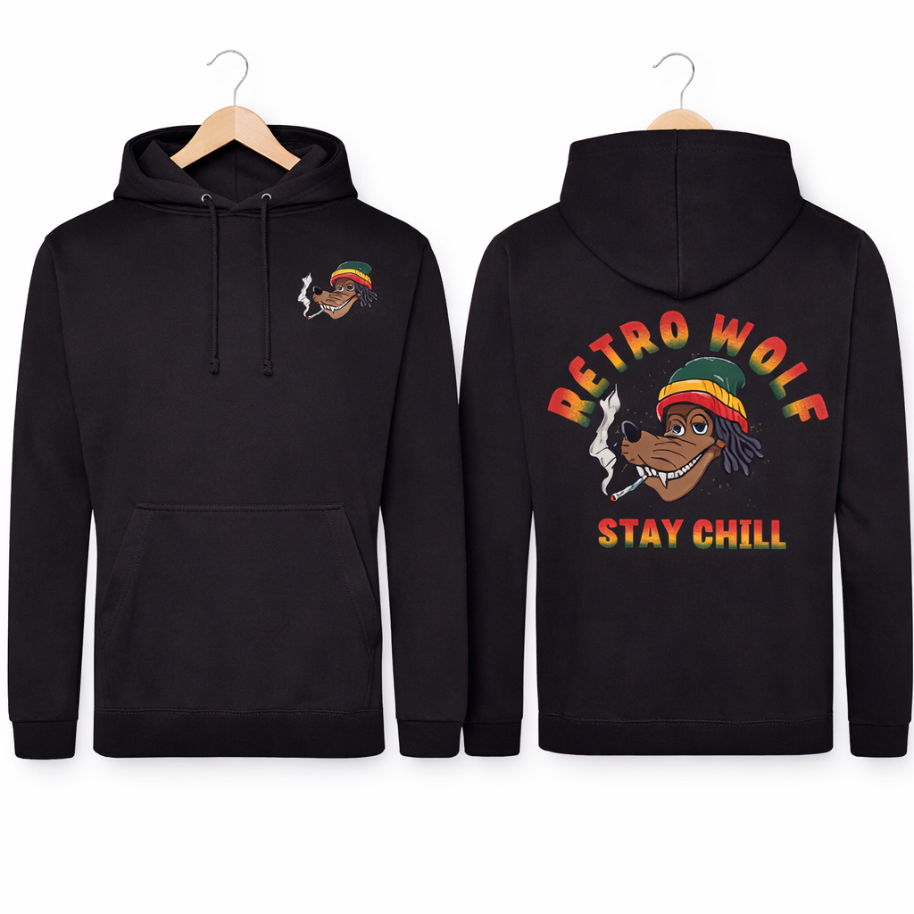 RASTA WOLF HOODIE