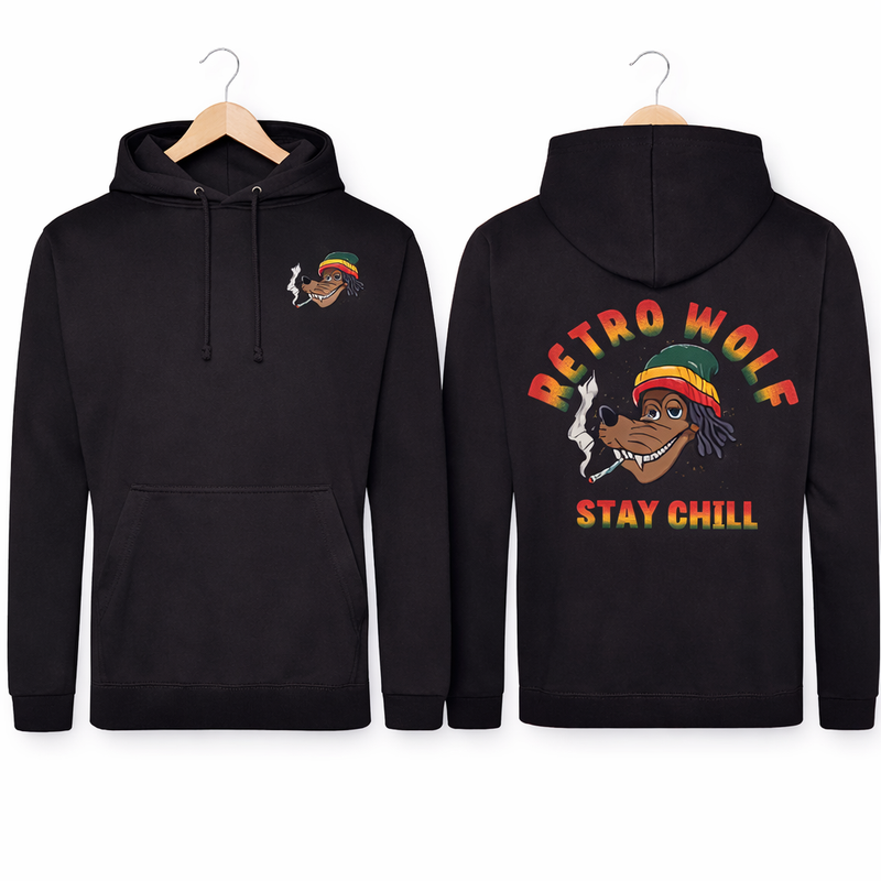 RASTA WOLF HOODIE