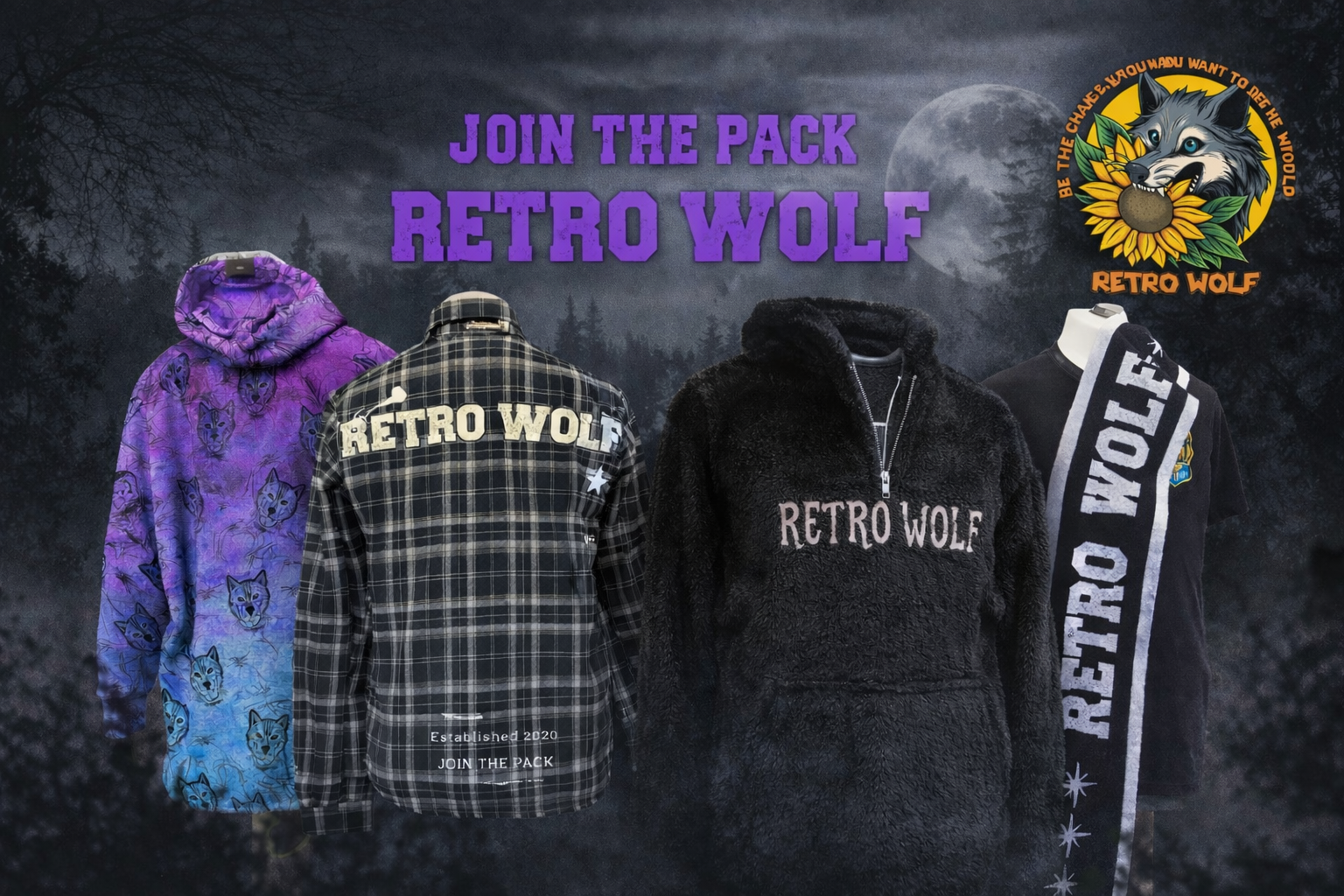 Retro Wolf Clothing