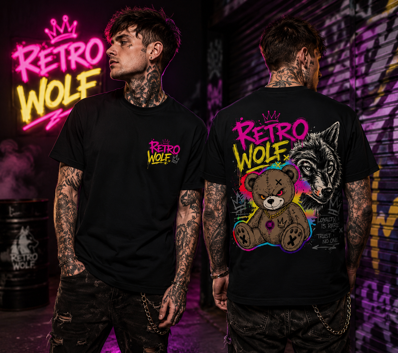 Retro Wolf Clothing