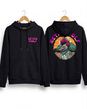 Sunset Shredder Retro Wolf Hoodie
