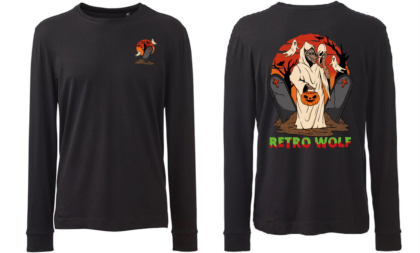 SPOOKTACULAR WOLF LONG SLEEVE TEE