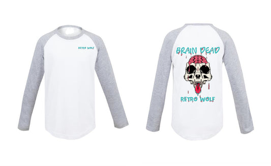 BRAIN DEAD GREY LONG SLEEVE TEE