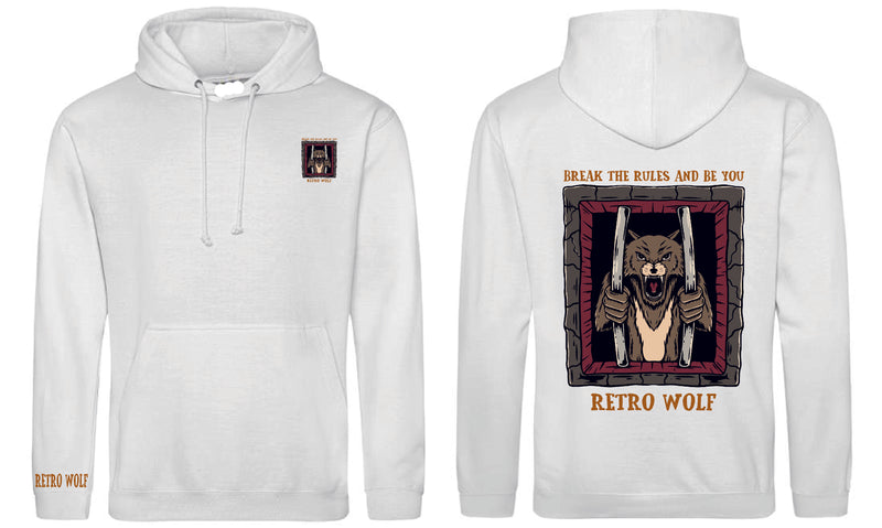 BREAK OUT RETRO WOLF HOODIE
