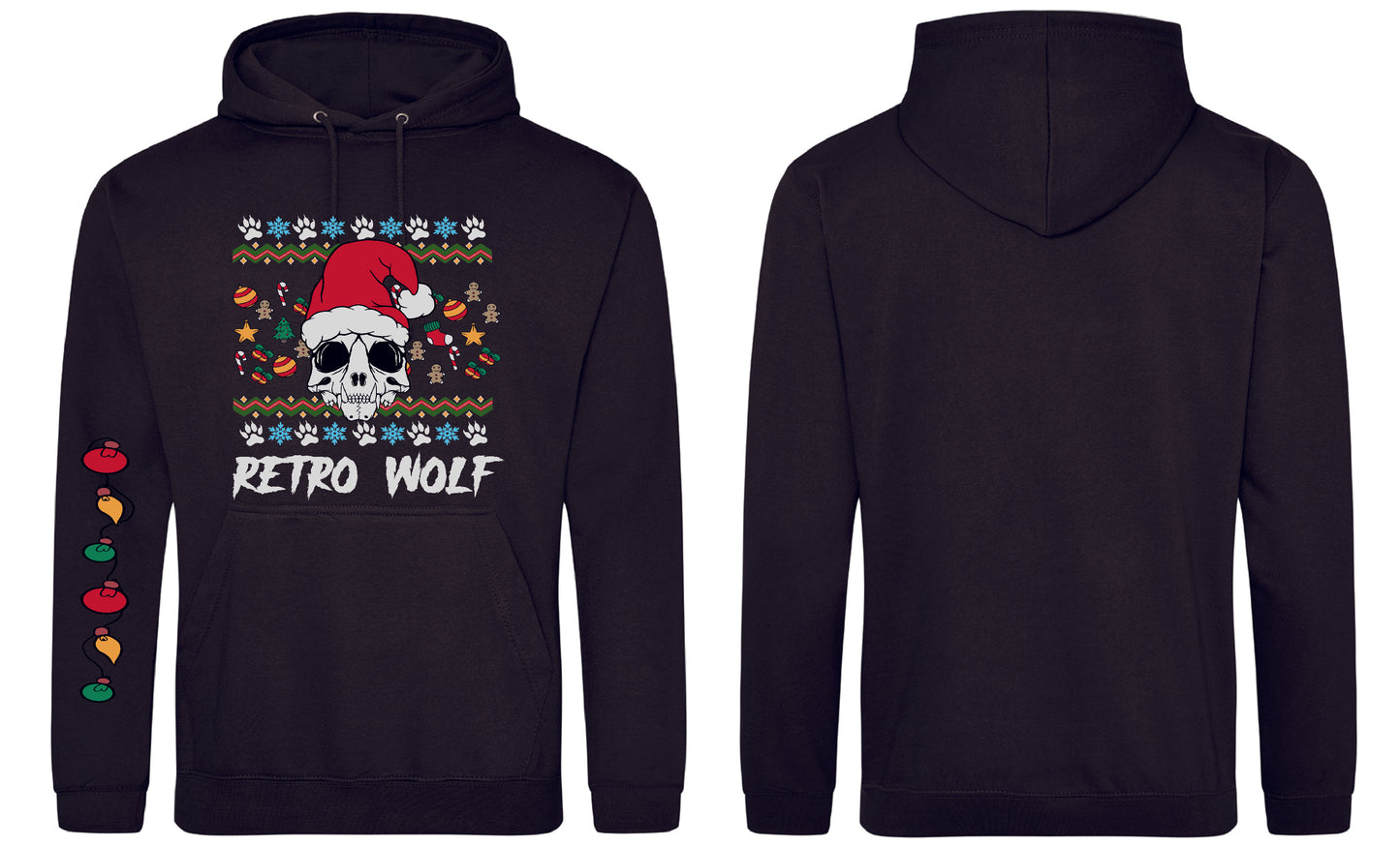 CHRISTMAS SKULL HOODIE