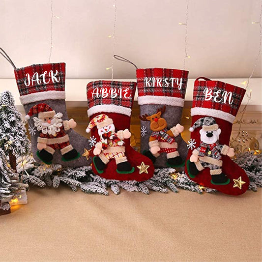 PERSONALISED NAME CHRISTMAS STOCKING