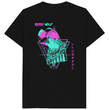 NEON HOWLING WOLF T-SHIRT