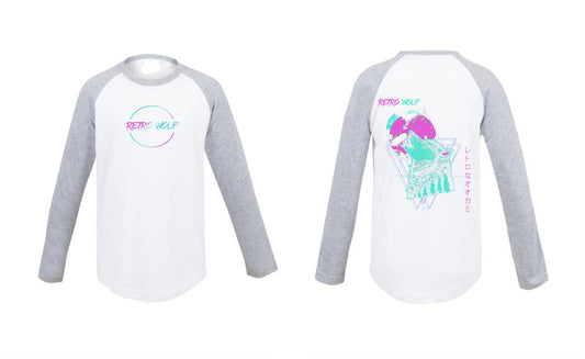 NEON HOWLING WOLF GREY LONG SLEEVE TEE