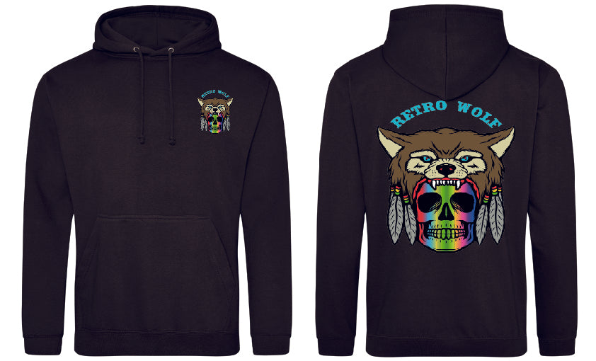 RAINBOW SKULL HOODIE