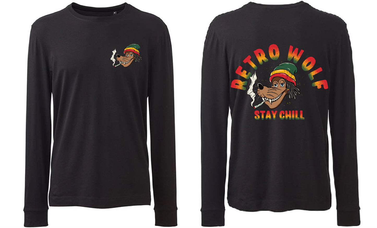 RASTA WOLF LONG SLEEVE TEE