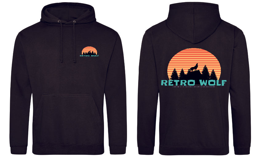 SUNSET WOLF HOODIE