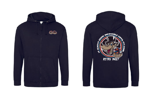 TRICKSTER WOLF ZIP HOODIE