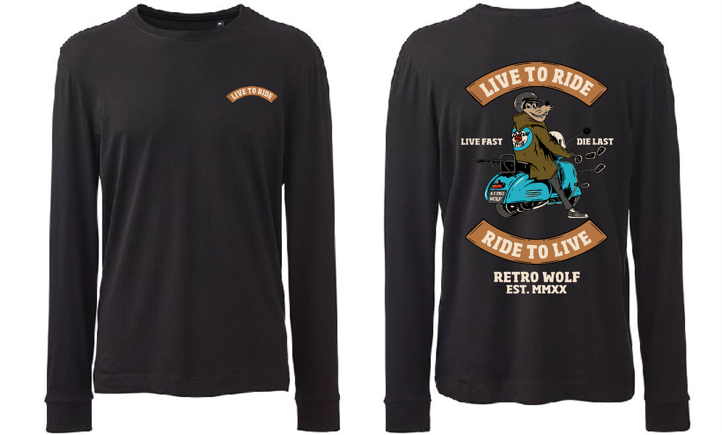 WOLF RIDER LONG SLEEVE TEE