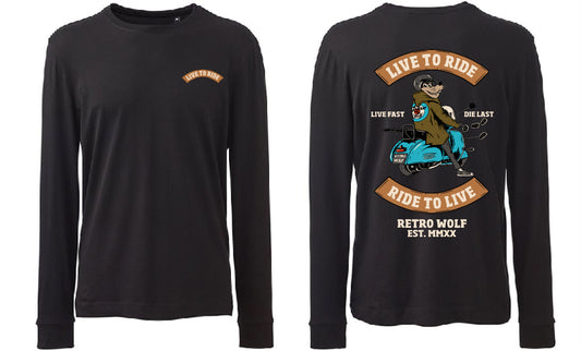 WOLF RIDER LONG SLEEVE TEE