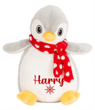 PERSONALISED PENGUIN SOFT TEDDY