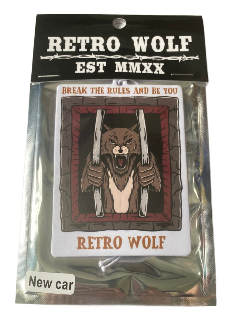 BREAK OUT RETRO WOLF AIR FRESHENER