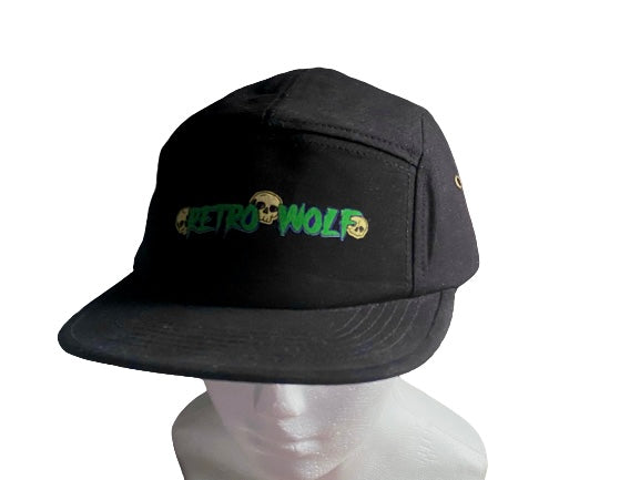 RETRO WOLF 5 PANEL CAP