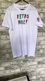 REFLECTIVE RETRO WOLF T-SHIRT