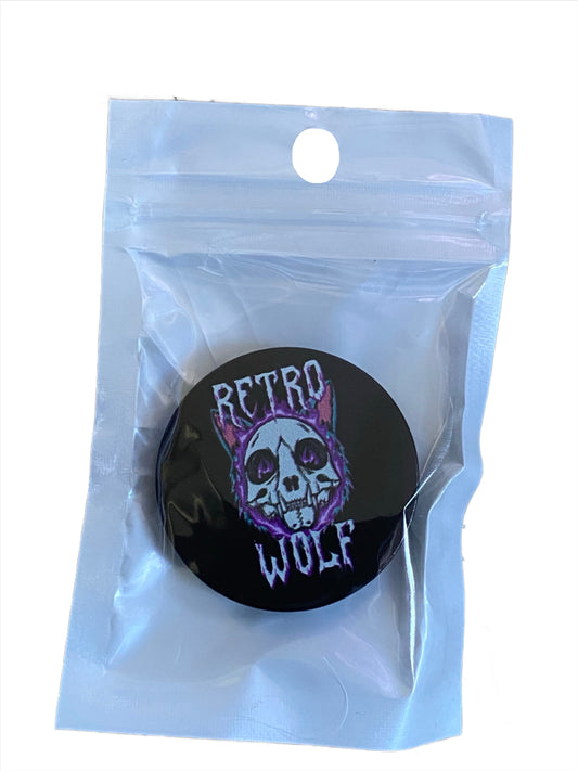 WOLF SKULL FLAMES POP SOCKET