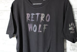 REFLECTIVE RETRO WOLF T-SHIRT