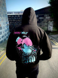 NEON HOWLING WOLF HOODIE