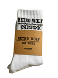 RETRO WOLF PRINT SOCKS