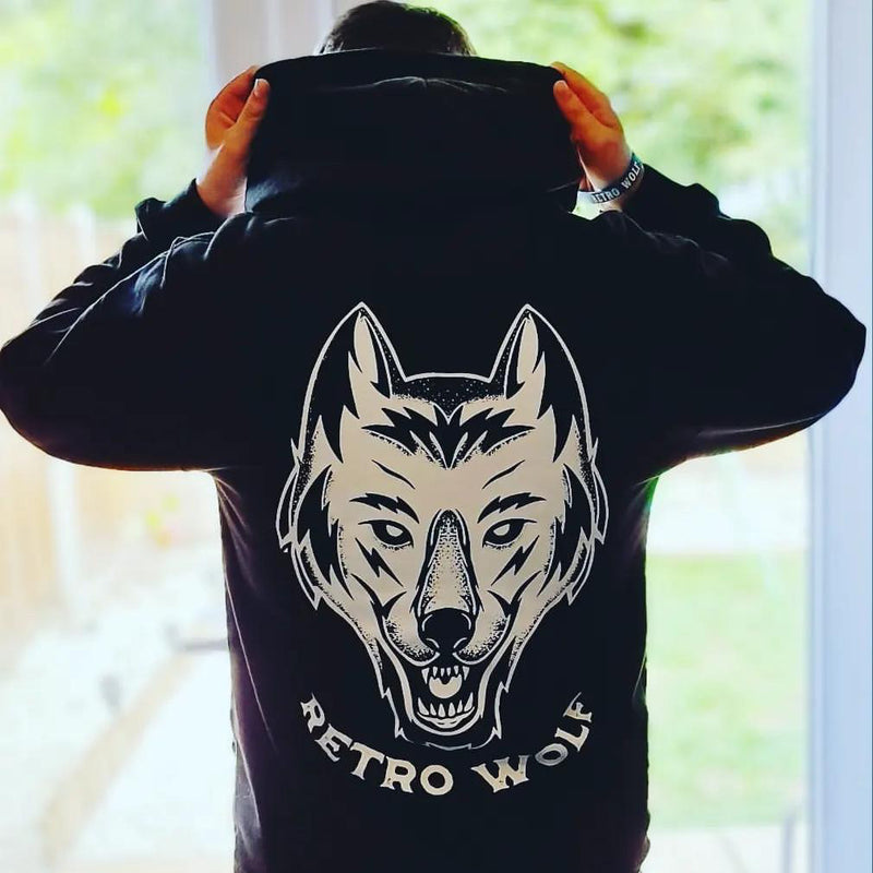 DOT WORK WOLF HOODIE
