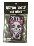 WOLF SKULL FLAMES AIR FRESHENER