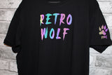 REFLECTIVE RETRO WOLF T-SHIRT