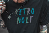 REFLECTIVE RETRO WOLF T-SHIRT